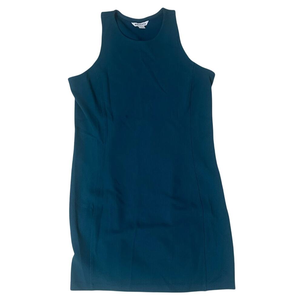 Athleta Women's Ribbed Sleeveless Midi Dress – Size XL - Picture 2 of 6